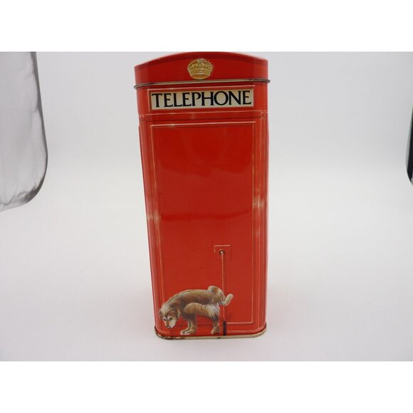 Churchill Vintage Red Telephone/Phone Box Money Box Collectable Tin - Picture 4 of 6